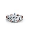 925 Sterling Silver Three Stone Diamond Engagement Ring - Image 6