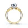 925 Sterling Silver Three Stone Diamond Engagement Ring - Image 4