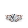 925 Sterling Silver Three Stone Diamond Engagement Ring - Image 7