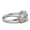 925 Sterling Silver Three Stone Diamond Ring - Image 8