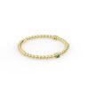 Three Premium CZ emerald stones set in a balanced ring design