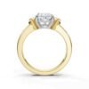 925 Sterling Silver Three Stone Marquise Diamond Engagement Ring - Image 5