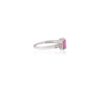 925 Sterling Silver Three Stone Ruby Statement Ring - Image 6