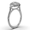 925 Sterling Silver Three Stone Trillion Diamond Ring - Image 7