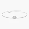 925 sterling silver bracelet with a clean station layout and premium CZ diamonds