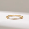 925 Sterling Silver Tiny Ball Stacking Ring - Image 2
