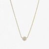 925 Sterling Silver Tiny Disc Pendant - Image 2