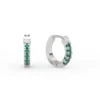 925 sterling silver tiny hoop earrings with thick gold plating