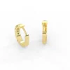 Minimal tiny hoop earrings designed for everyday styling