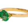 925 Sterling Silver Toi et Moi Ring - Image 2