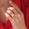 Toi Moi engagement ring with 2ct Premium CZ Diamond arrangement