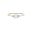 925 Sterling Silver Topaz Ring