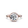 Sterling silver ring featuring a 2ct CZ diamond centre