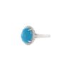 925 Sterling Silver Turquoise And Diamond Ring - Image 3