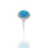 925 Sterling Silver Turquoise And Diamond Ring - Image 8