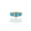925 Sterling Silver Turquoise and Diamond Ring - Image 2