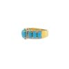 925 Sterling Silver Turquoise and Diamond Ring - Image 3