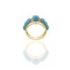 925 Sterling Silver Turquoise and Diamond Ring - Image 6