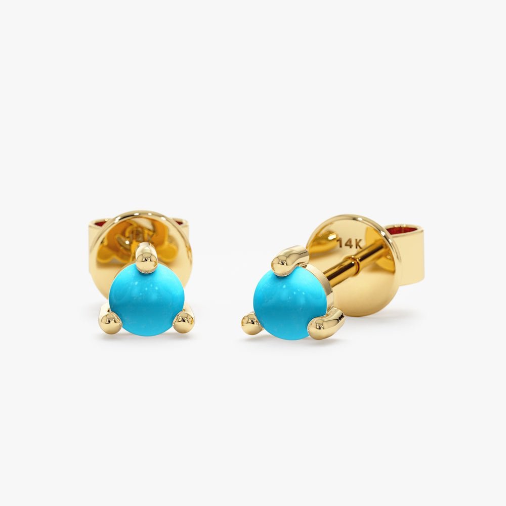 925 Sterling Silver Turquoise Studs