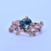 925 Sterling Silver Twig Leaf Engagement Ring - Image 2