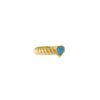 925 Sterling Silver Twist Heart Turquoise Ring - Image 4