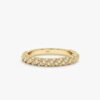 Twisted dome sterling silver ring with sleek layered design