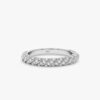 Sterling silver ring with a 3 mm band and 2.5 mm height