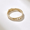 925 Sterling Silver Twisted Eternity Baguette Diamond Ring - Image 7