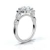 Gold-plated sterling silver ring with delicate vintage detailing