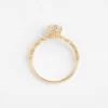 Elegant ring with a distinctive wave-inspired silhouette