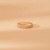 925 Sterling Silver Wide Diamond Eternity Band - Image 5