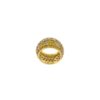 Yellow sapphire and diamond ring with 7.00 carats total weight