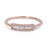 Abby Baguette Diamond Ring with clean lines and subtle sparkle