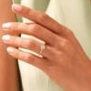 Asscher Cut Diamond 3ct multi Diamond Engagement Ring - Image 2
