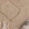 Baguette Diamond Bar Necklace - Image 6