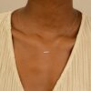 Baguette Diamond Cluster Necklace - Image 5