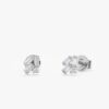 Baguette Diamond Cluster Studs - Image 2
