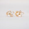 Baguette Diamond Cluster Studs - Image 3