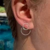 Beth Diamond Jacket Hoops with sparkling premium CZ diamond accents