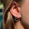 Beth Diamond Jacket Hoops featuring a sleek jacket silhouette