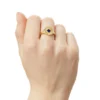 Betsy Ring with a neat, versatile polished finish