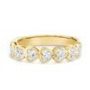 Bezel Set Diamond Heart Eternity Band - Image 2