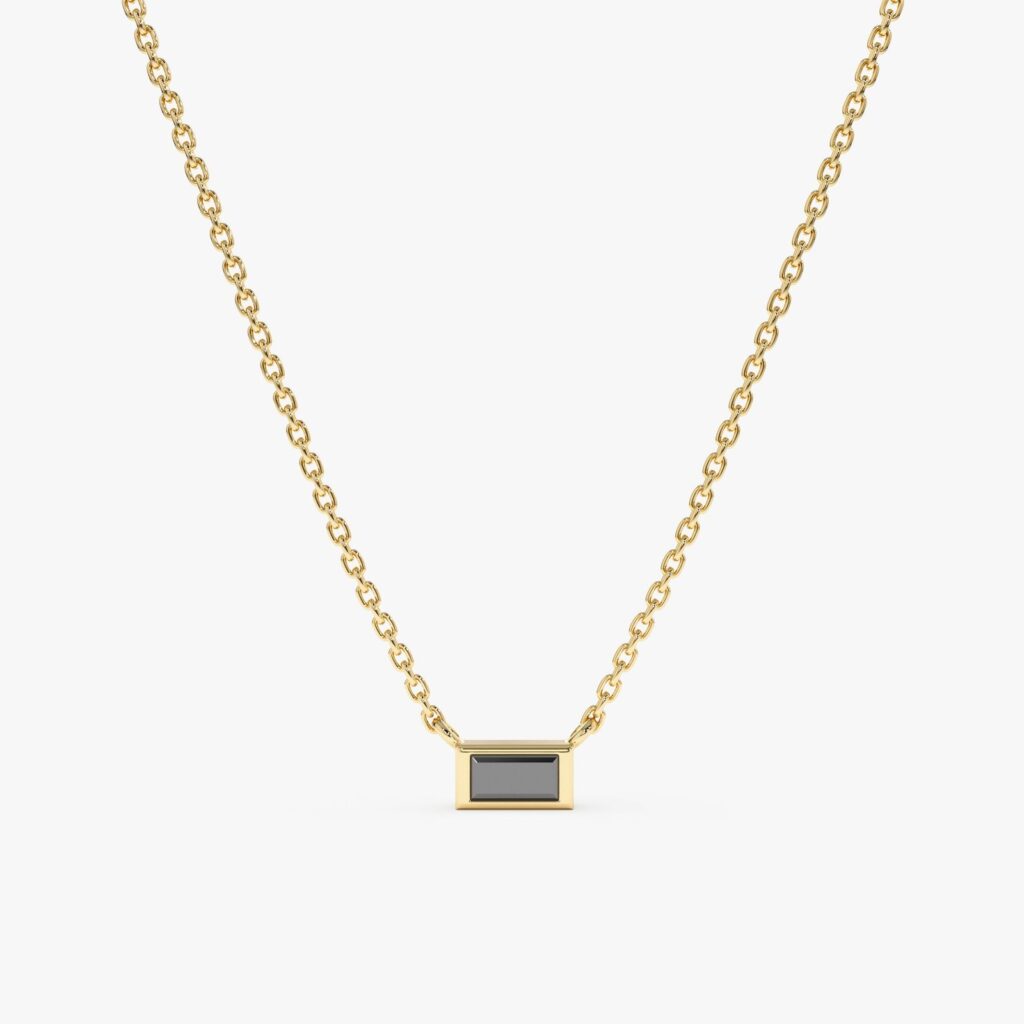 Black Diamond Necklace