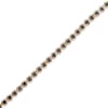 Black diamond tennis choker with a refined, elegant design
