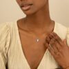 Blue Opal Hamsa Necklace - Image 6