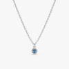 Blue Topaz Charm Necklace - Image 2
