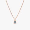 Blue Topaz Charm Necklace - Image 3