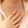 Blue Topaz Heart Necklace - Image 5