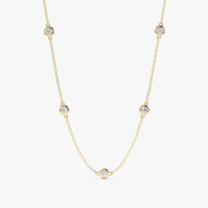Bold Diamond By The Yard Necklace