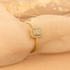925 Sterling Silver Bold Diamond Engagement Ring - Image 5